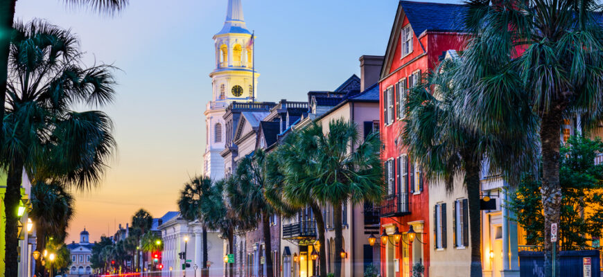 Charleston,,South,Carolina,,Usa,Cityscape,In,The,Historic,French,Quarter